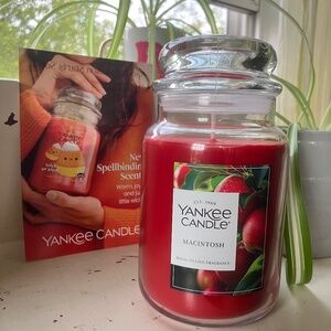 NWT Macintosh 🍎 Yankee Candle Large Original Jar